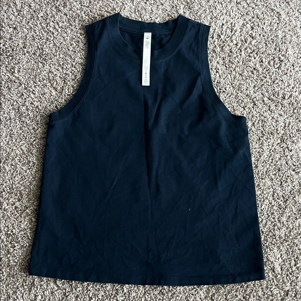Lululemon Navy Cotton Tank